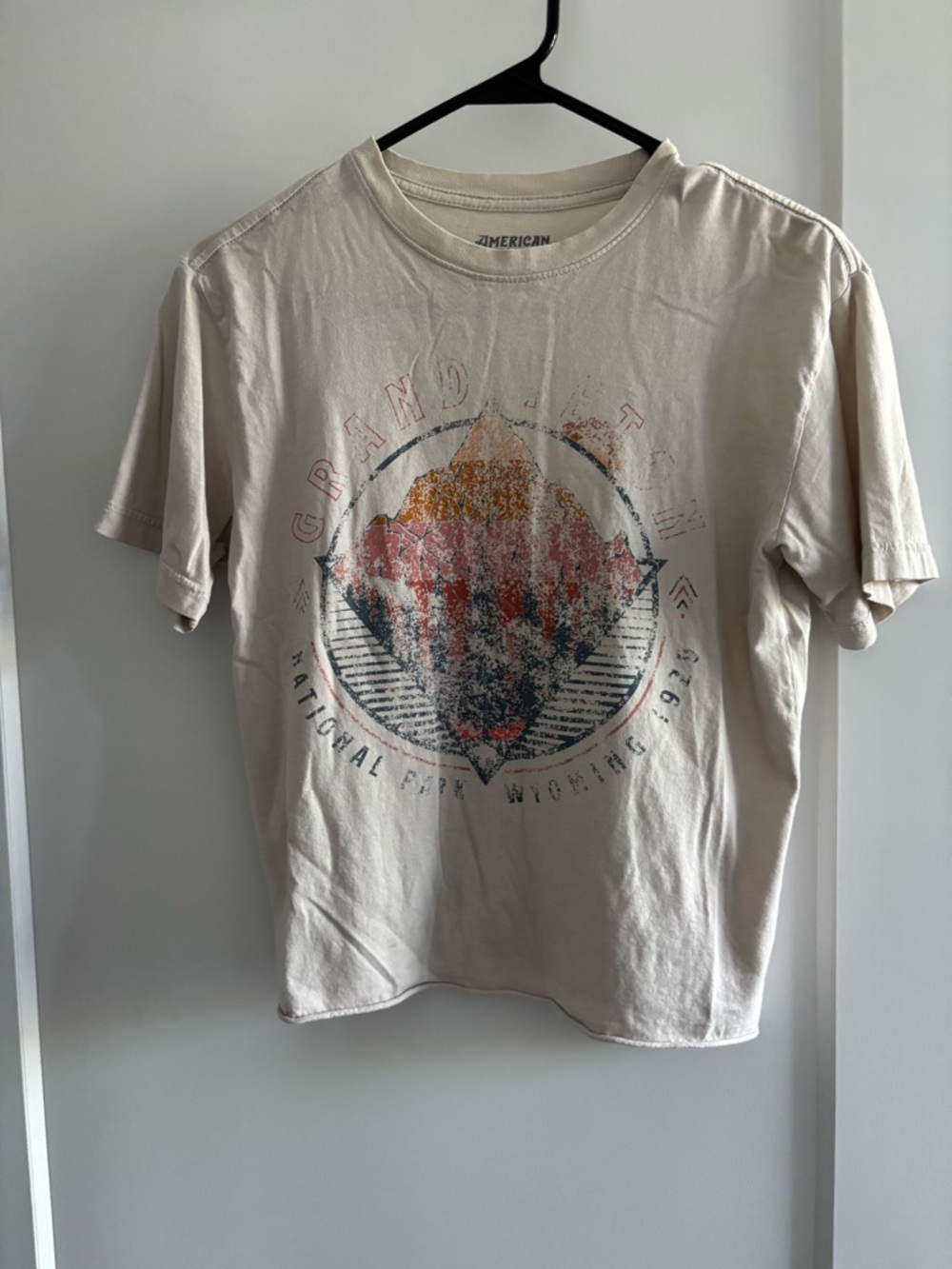 Beige Graphic T-Shirt